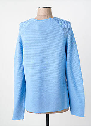 Pull coupe droite manches longues bleu RABE femme