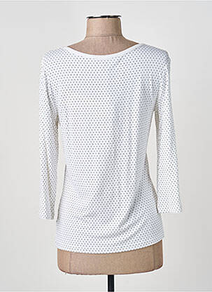 T-shirt manches 3/4 manches 3/4 blanc ANANKE femme