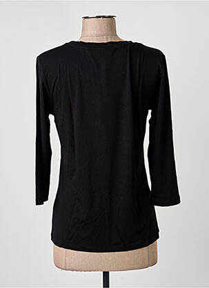 T-shirt manches 3/4 manches 3/4 noir ANANKE femme