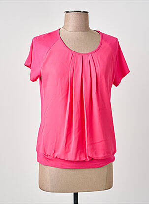 T-shirt manches longues manches longues rose FRANK WALDER femme