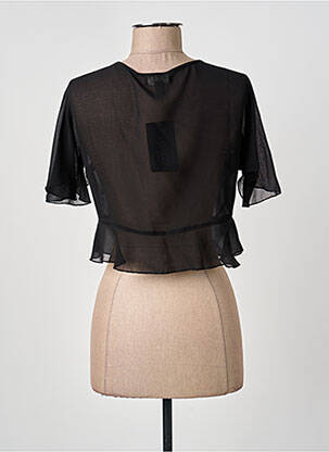 Boléro manches courtes noir MYSTERY BY PSF femme