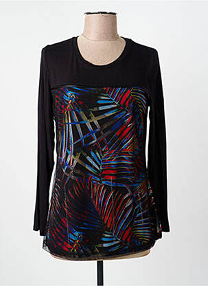 T-shirt noir GUY DUBOUIS femme