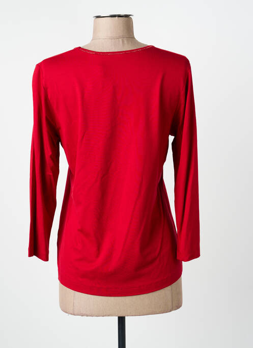 T-shirt stretch manches 3/4 rouge RABE femme