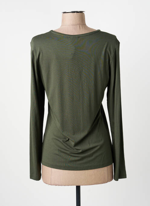 T-shirt manches longues manches longues vert BARBARA LEBEK femme
