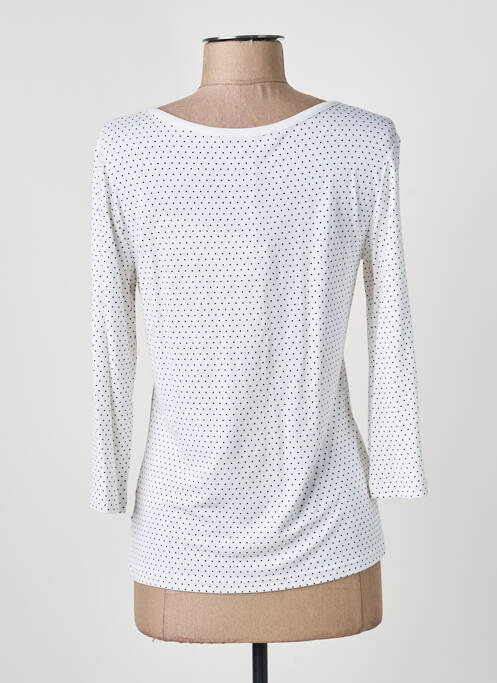 T-shirt stretch manches 3/4 blanc ANANKE femme