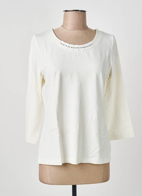 T-shirt stretch manches 3/4 blanc RABE femme