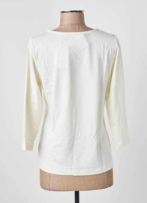 T-shirt stretch manches 3/4 blanc RABE femme