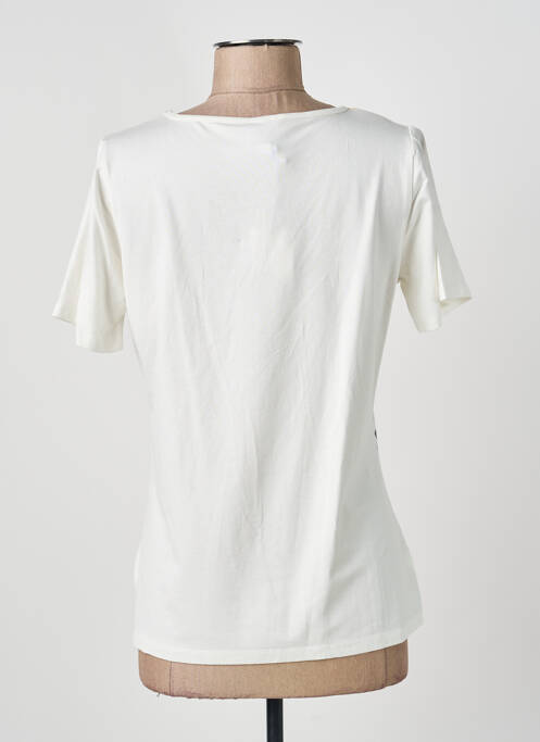 T-shirt imprimé fantaisie manches courtes blanc GUY DUBOUIS femme