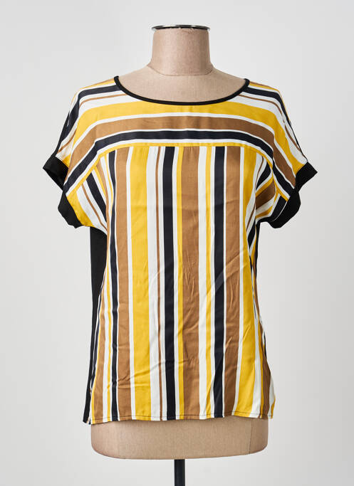 T-shirt jaune FRANK WALDER femme