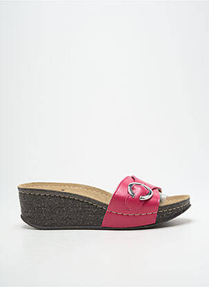 Mules/sabots voute plantaire talon de 4 à 6cm rose DR.FEET femme