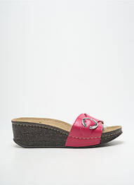 Mules/sabots voute plantaire talon de 4 à 6cm rose DR.FEET femme