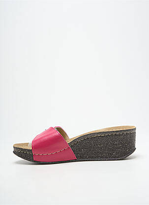 Mules/sabots voute plantaire talon de 4 à 6cm rose DR.FEET femme