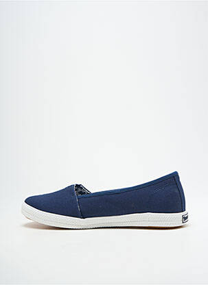 Slip ons bout rond talon plat jusqu'à 3cm bleu KANGAROOS femme