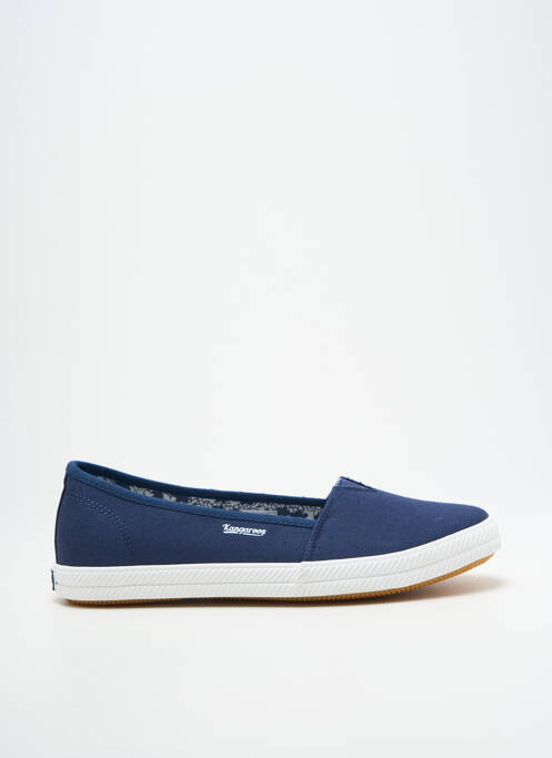 Slip ons bout rond talon plat jusqu'à 3cm bleu KANGAROOS femme