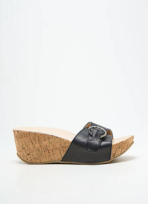 Mules/sabots bout ouvert talon de 4 à 6cm noir ANDREA CONTI femme