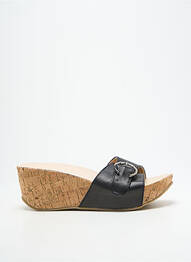 Mules/sabots bout ouvert talon de 4 à 6cm noir ANDREA CONTI femme