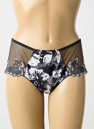Shorty broderie noir LOUISA BRACQ femme