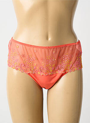 Shorty broderie orange SIMONE PERELE femme