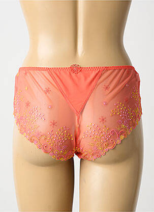 Shorty broderie orange SIMONE PERELE femme