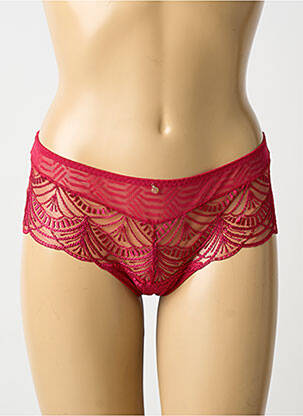 Shorty légère et transparente rouge AUBADE femme