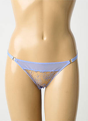 Culotte broderie bleu LINGADORE femme