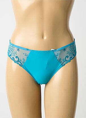 Tanga stretch bleu SIMONE PERELE femme