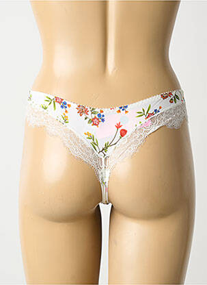 String tissage popeline blanc ANTIGEL femme