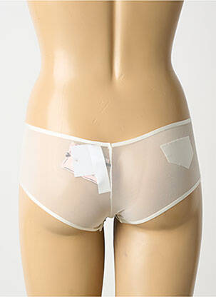 Shorty légère et transparente blanc CHANTAL THOMASS femme