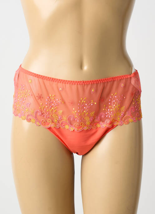 Shorty légère et transparente orange SIMONE PERELE femme