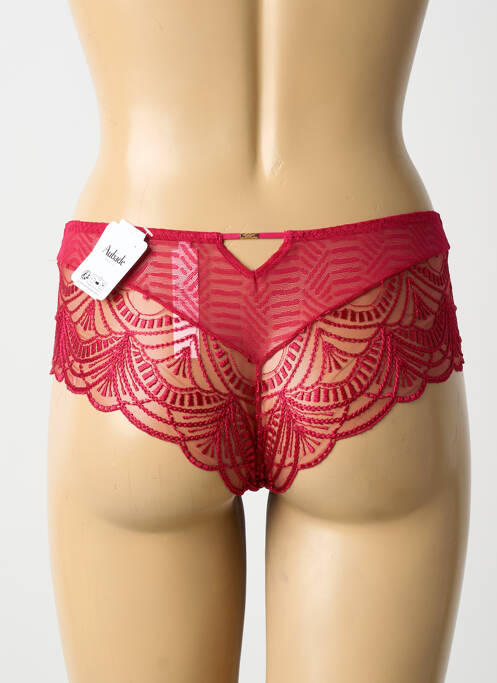 Shorty légère et transparente rouge AUBADE femme