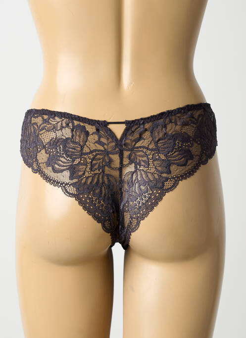Tanga légère et transparente gris SIMONE PERELE femme