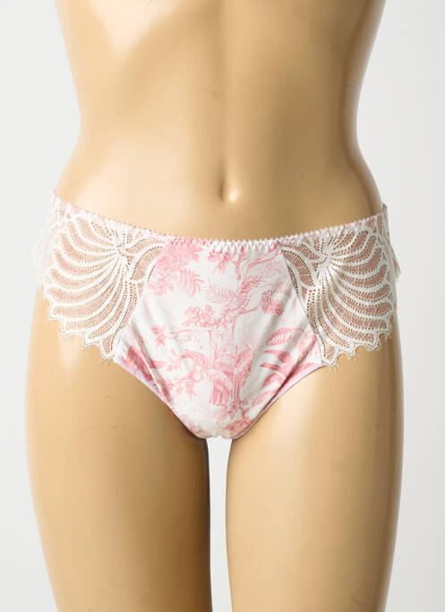 Tanga stretch blanc ANTIGEL femme