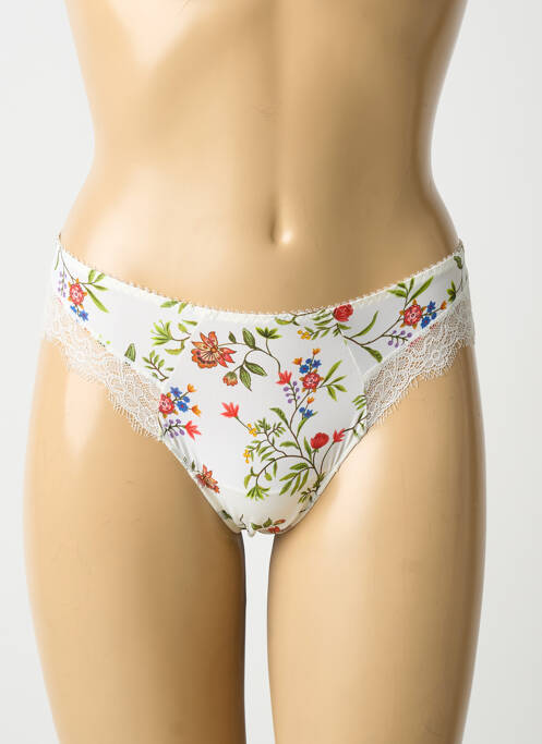 String tissage popeline blanc ANTIGEL femme