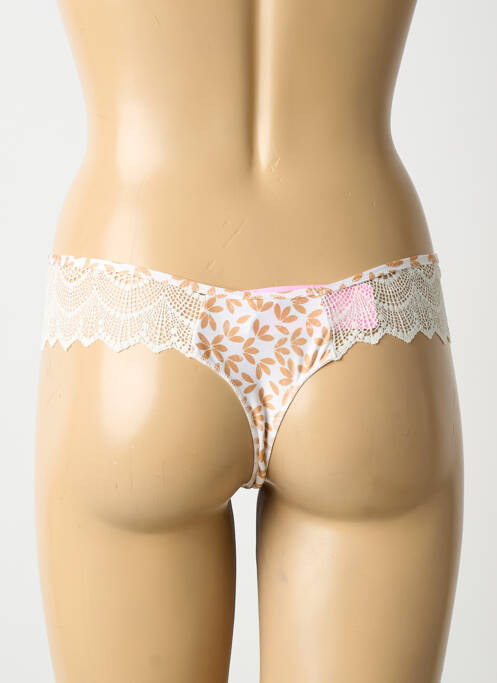String stretch blanc ANTIGEL femme