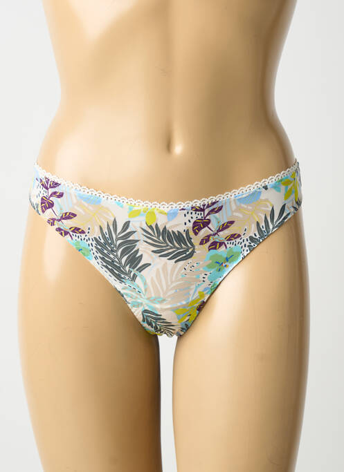String stretch blanc ANTIGEL femme