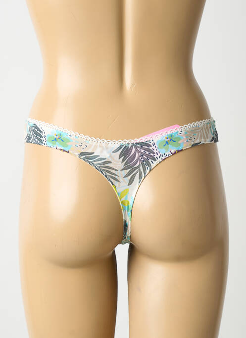 String stretch blanc ANTIGEL femme