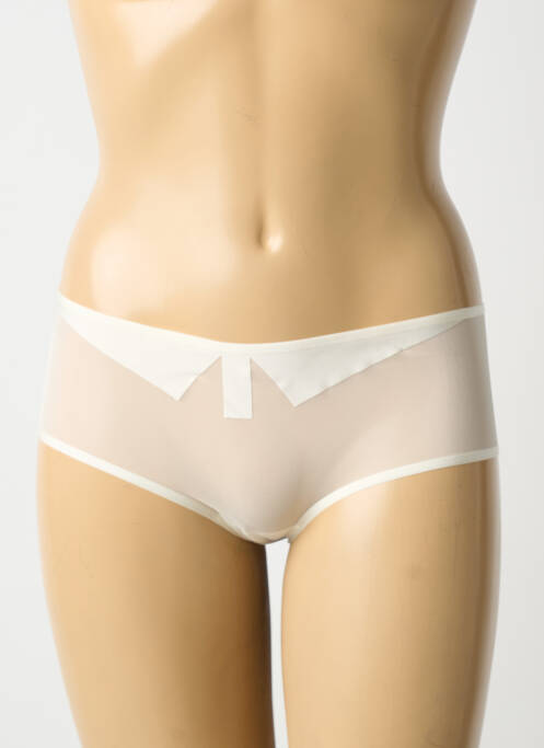 Shorty légère et transparente blanc CHANTAL THOMASS femme