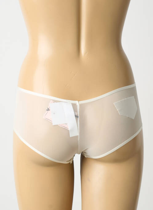 Shorty légère et transparente blanc CHANTAL THOMASS femme