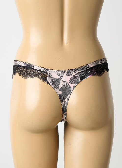 String tissage popeline rose ANTIGEL femme
