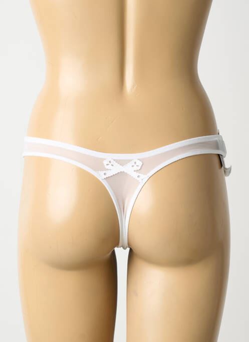 String légère et transparente blanc CHANTAL THOMASS femme