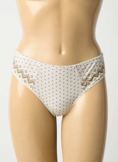 String beige ANTIGEL femme