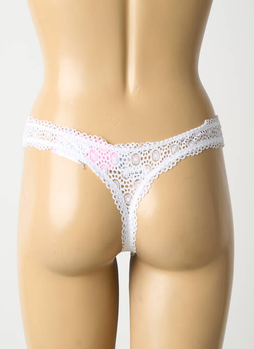 String blanc ANTIGEL femme