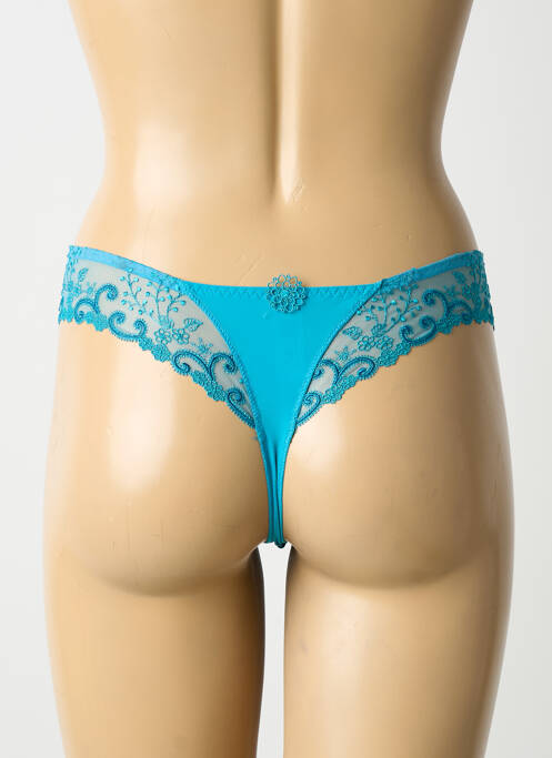 Tanga bleu SIMONE PERELE femme