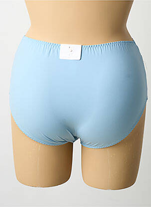 Culotte haute stretch bleu LOUISA BRACQ femme