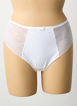 Culotte haute stretch blanc ROSA FAIA femme