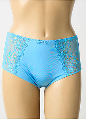 Shorty tissage satiné bleu LINGADORE femme