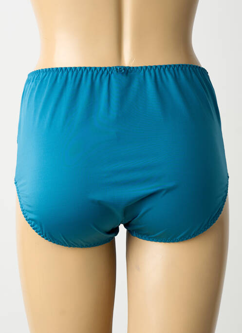 Culotte tissage satiné bleu LOUISA BRACQ femme