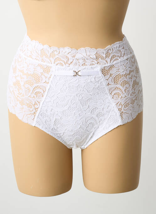 Culotte haute tissage dentelle blanc AUBADE femme