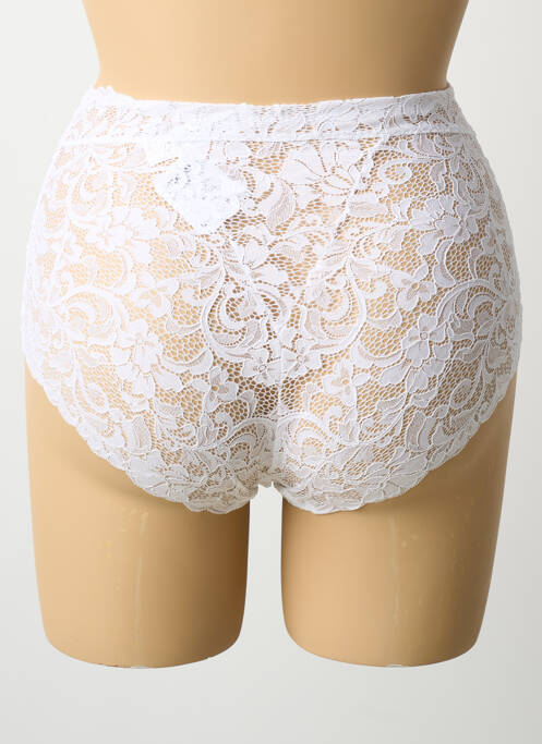 Culotte haute tissage dentelle blanc AUBADE femme