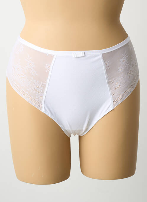 Culotte haute stretch blanc ROSA FAIA femme